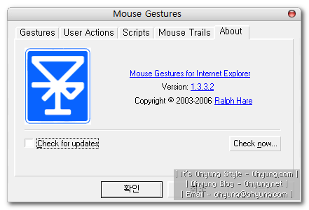 Mouse Gestures for Internet Explorer Mouse Gestures for Internet Explorer